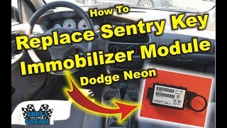 How To Replace Sentry Key Immobilizer Module (SKIM) - Dodge Neon (Andy's Garage: Episode - 5)