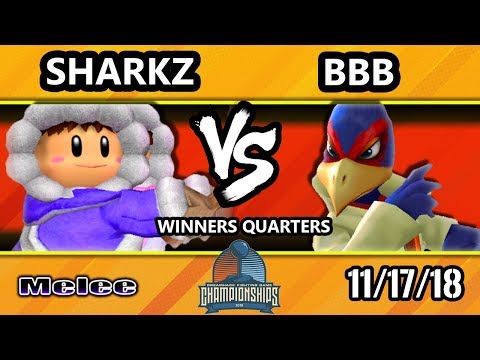 DHATL18 SSBM - BBB (Falco) Vs. Sharkz (Ice Climbers) - Smash Melee Winners Quarters