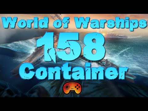 Container Opening 158 Container - World of Warships - Gameplay - German - Deutsch