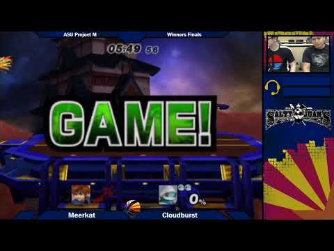 [NO AUDIO] ASU PM Monthly Winners Finals: Meerkat (Roy,Fox) vs Cloudburst (Squirtle,Mario)