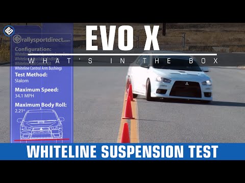 Whiteline Suspension Test on 2008 Mitsubishi Evolution X - La Flama Blanca