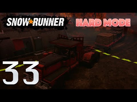 SnowRunner Hard Mode [S01E33] Part 1 of Super Order. I need reading lessons!