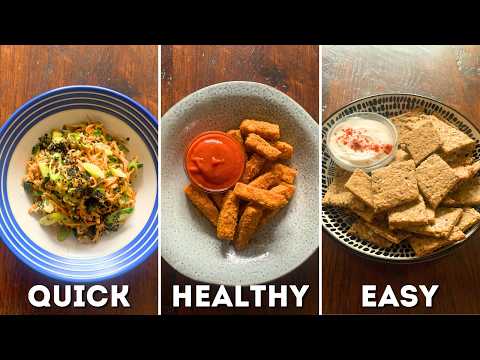 3 Easy & Healthy Vegan Snack Recipes | Made from Tofu