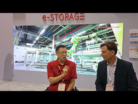 RE+ Anaheim - e-storage - Shane Bediz interviews Shawn Qu