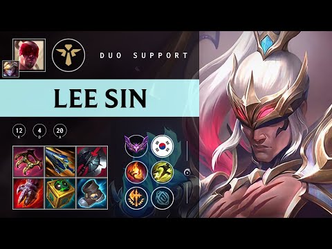 Lee Sin Support vs Blitzcrank - KR Master Patch 25.22