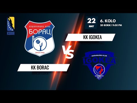 KK Borac vs KK Igokea m:tel - 6.kolo - KSBIH - 2021/2022