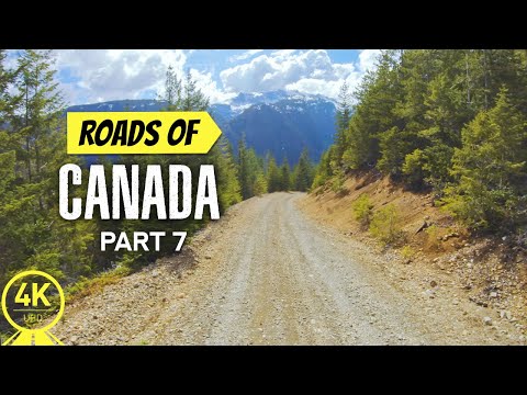 Scenic Roads of Canada 4K - Driving through Vancouver Island for In-Door Cycling - Part #7