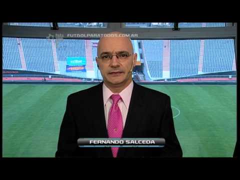 Fernando Salceda. Estudiantes 1 - Colón 0. Fecha 17. Torneo Inicial 2013. Fútbol Para Todos