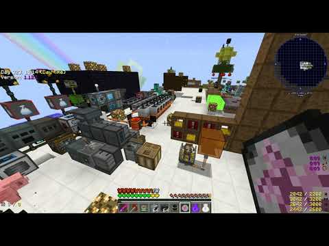 Minecraft ~ Sky of Diamonds Ep 74 ~ Singularity Setup to Mass craft Eternal Singularity 😍💜😍