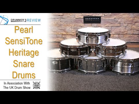 Drummer's Review (in association with The UK Drum Show) //  Pearl SensiTone Heritage Snare Drums...