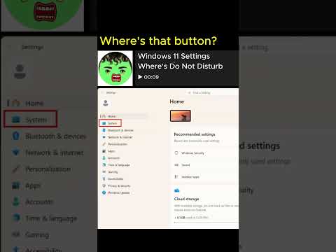 Open Do Not Disturb Settings in Windows 11
