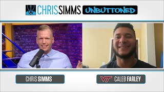 Move from WR to corner pushed Caleb Farley (FULL INTERVIEW) | Chris Simms Unbuttoned | NBC Sports video