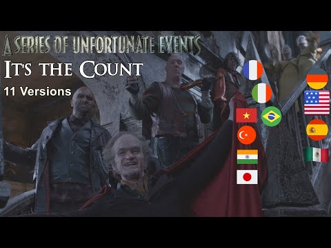 It's the Count - A Series of Unfortunate Events - One-Line Multilanguage