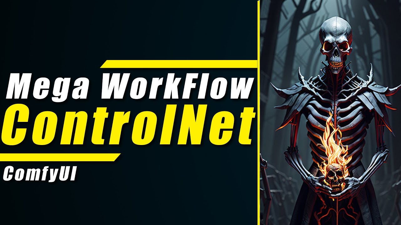 Stable Diffusion ComfyUI ControlNet | Mega Workflow | Part 2 | ComfyUI Workflow