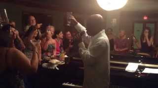 Couples Swept Away Aura Lounge Toast