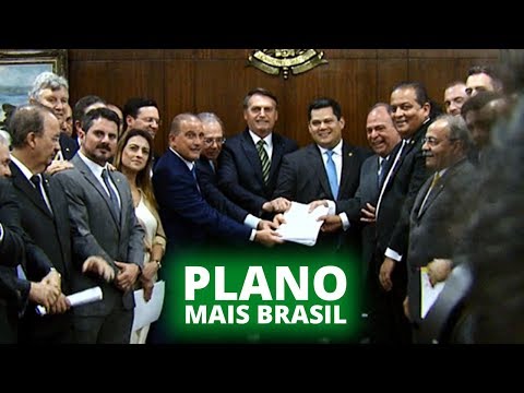 Bolsonaro entrega pacote de medidas econômicas “Plano Mais Brasil” - 05/11/19