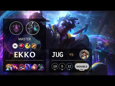 Ekko Jungle vs Xin Zhao - KR Master Patch 11.23