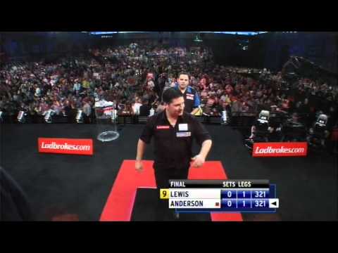 Darts-WM: Sensationeller 9-Darter von Adrian Lewis
