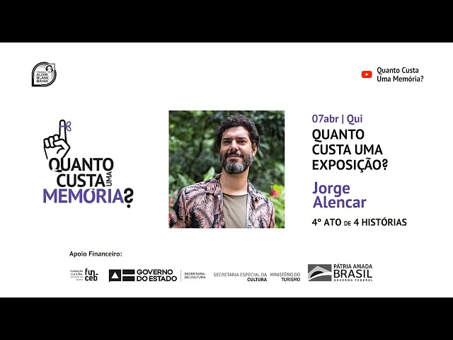 QUANTO CUSTA UMA EXPOSIÇÃO? | EP4 JORGE ALENCAR