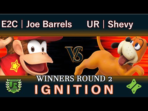 Ignition #103 WINNERS ROUND 2 - E2C | Joe Barrels (Diddy Kong) vs UR | Shevy (Duck Hunt)