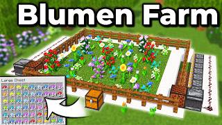 Minecraft - Einfache Blumen Farm // Farben Farm - Tutorial 1.21