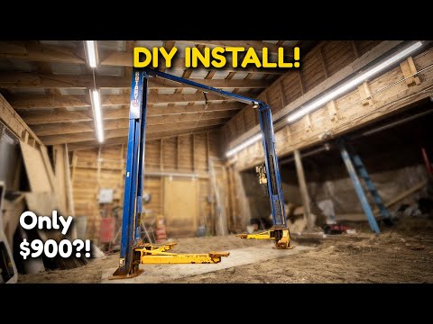 Installing a 2-Post Automotive Lift on the Cheap