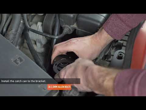 2010-2015 Chevrolet Camaro SS (Automatic) Baffled Oil catch Can Installation Guide by Mishimoto