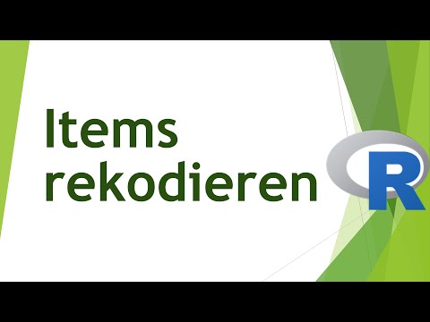 Recode items from scales in R (perform inverse coding) - Analyze data in R (62)