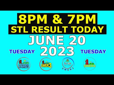 8pm and 7pm STL Result Today June 20 2023 (Tuesday) Visayas and Mindanao