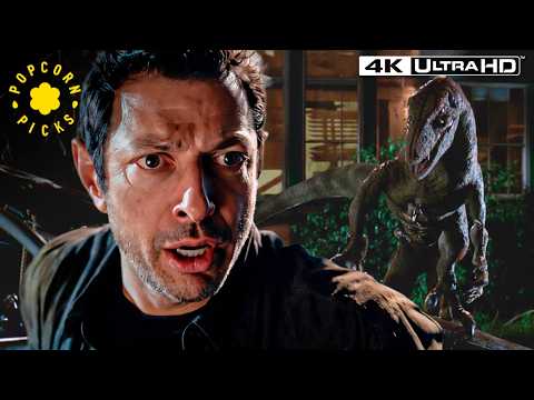 狂気のラプトル襲撃とヘリコプター脱出 (ジェフ・ゴールドブラム) | ロスト・ワールド/ジュラシック・パーク 4K HDR (Insane Raptor Attack And Chopper Escape (Jeff Goldblum) | The Lost World: Jurassic Park 4K HDR)