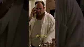 Tony Finds Out Chris Beat Adriana &quot;I&#39;ll wring his f*cking neck&quot; #shorts #sopranos #mafia