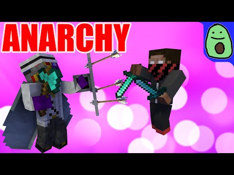 C Avocado - Minecraft Absolute Anarchy #1: A Free Base and Mining!😱😎