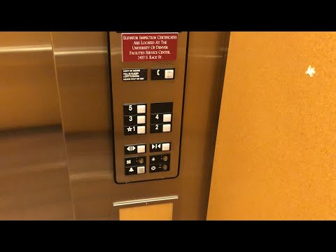 Otis Roped Hydraulic Aux. Elevator @ DU Ricketson Law Building - Denver, CO.