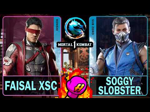 MK1 Faisal Xsc (KENSHI) VS Soggy Slobster (SUB-ZERO)🥊Mortal Kombat 1🥊4K 60ᶠᵖˢ