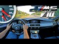 BMW M5 V10 E61 Touring Is FASTER Than Its 330km H SPEEDO