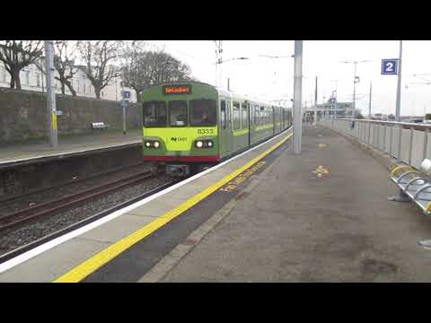 DART class 8100/8300 no. 8333 terminating at dúnlaoghaire