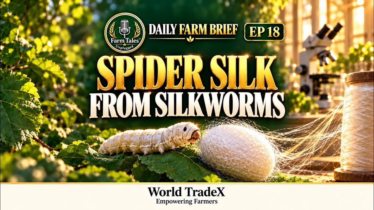 Harvest Falls Behind, the Pawpaw Queen,  Spider Silk & Persimmons Predict Winter | Daily Farm Brief