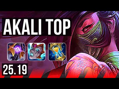 AKALI vs RENEKTON (TOP) | EUW Challenger | 25.19