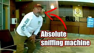 Panty Sniffer Caught Pink-handed