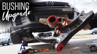 VW MK6 GTI Front Control Arm Bushings Upgrade - Part1