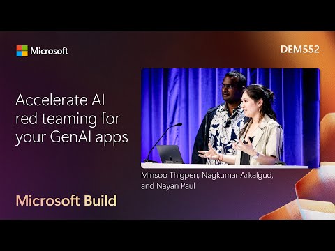 Accelerate AI red teaming for your GenAI apps | DEM552