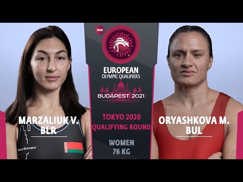 1/2 WW - 76 kg: V. MARZALIUK (BLR) v. M. ORYASHKOVA (BUL)