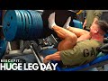 HUGE LEG DAY & HEAVY LEG PRESSES / Reece pearson