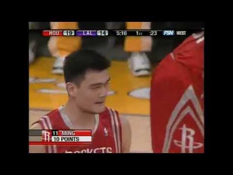 Yao Ming - Rockets at Lakers - 3/30/07