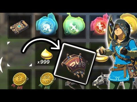 Remove any inventory slot in Zelda Breath of the Wild