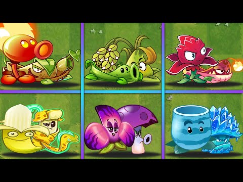 6 Best PAIR Team Plants vs Team Zombie - Who's Will Win? - PvZ 2 Team Plants Battlez