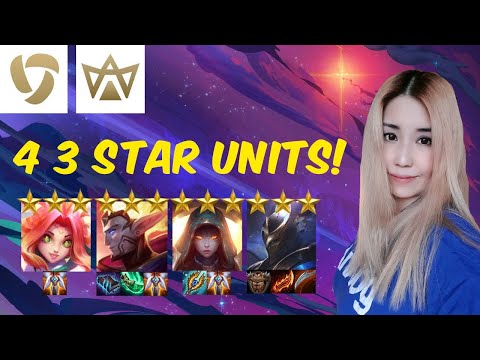 FOUR 3 Star Protector Mystic OP Synergy ⭐ TFT SET 3 ⭐ Teamfight Tactics