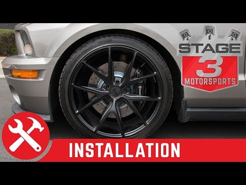 2005-2014 Mustang GT/GT500 with 14" Brembo Brakes Pad Install