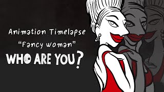 Timelapse Fancy woman, of the short-film Who are you?