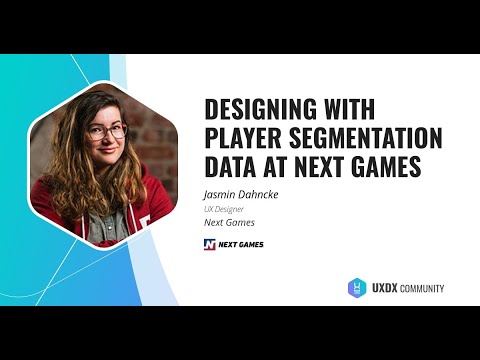 Designing with player segmentation data at Next Games, with Jasmin Dahncke, UX Designer